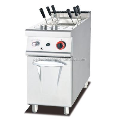 China Commercial Hotel Stainless Steel PG Gas Pasta Cooker With Cabinet for sale