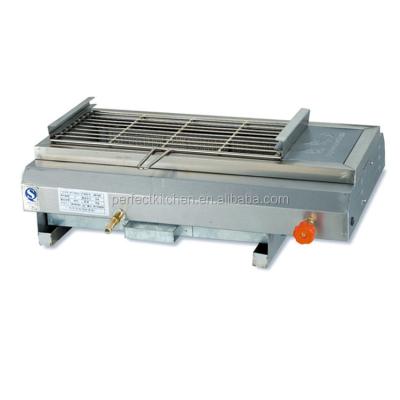 China Easily Assembled Commercial BBQ Grill Gas Stainless Steel /Gas BBQ Smokeless Grill GB-580 for sale