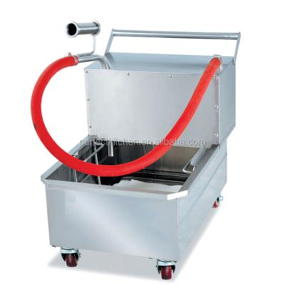 China Cooking Oil Filter Cart /Kitchen Equipment Oil Filter Machine 400*600*220mm for sale