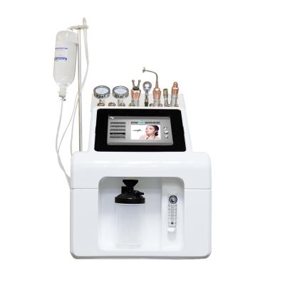 China Skin Tightening 9 in 1 Hydra Diamond Jet Skin Water Oxygen Machine Facial Wrinkle Removal Cleaning Lifting Age Anti for sale