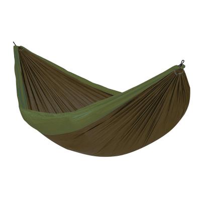 China Manufacturer wholesale custom logo lightweight portable single and double parachute army travel camping nylon lightweight hammock stable durable for sale