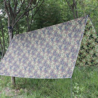 China Ultralight Outdoor Water Proof Polyester Large Tent Canopy Car Camouflage Camping Tarp for sale