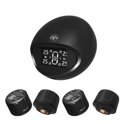 China Universal New Digital Display Radio Car Tool Mini TPMS Tire Pressure Temperature Monitor Sensor For 4 Wheel Car for sale