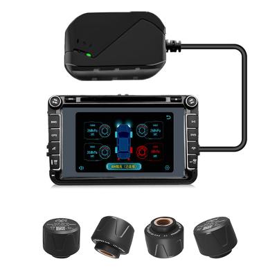 China Universal Wireless Vehicle Tool Tire Pressure Monitoring System 433MH TPMS Vehicle Tire Pressure Monitoring Car Android Navigation Sensor for sale