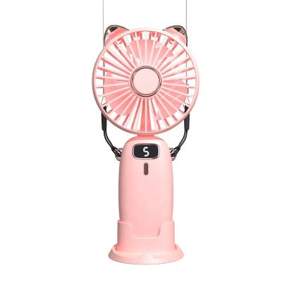 China Folding fan 2023 CH- 788  USB Rechargeable Desktop Table Stand Air Cooler Hand Held Electric Small Handheld Portable Mini Fan for sale