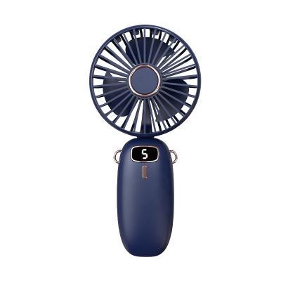 China Folding fan 2023 CH- 288 Halter cute color handheld rechargeable USB foldable portable mini fan Air Cooler Electric Fan Outdoor Travel Blade for sale