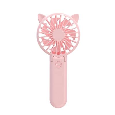 China Folding fan 2023 CH- 688 Low price battery pocket mini handheld fan USB portable handy fan for office  personal hand held fan for sale