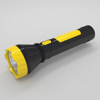 China Emergency 2023 CH-8811Outdoor rechargeable battery portable plastic LED flashlight Brazilian socket plug Foldable plug flashlight for sale