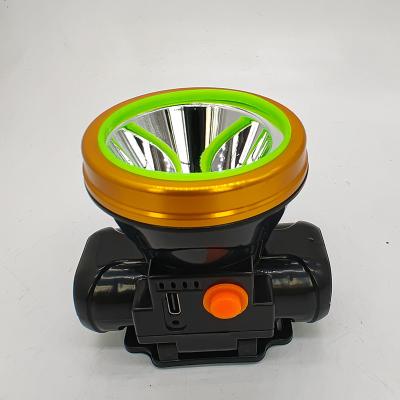 China Head Moving Light 2023 CH-602 Lithium battery removable headlight Aluminum cup TYPE-C rechargeable headlight Comfortable small portable outdoor he for sale