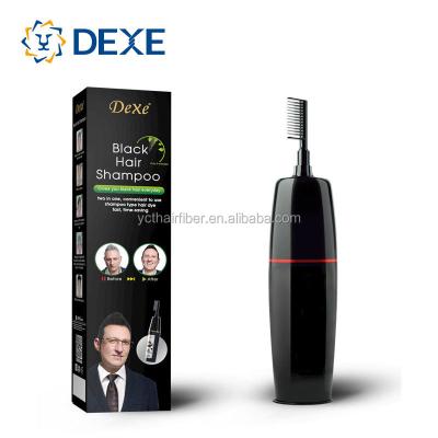 China Healty Natural Black Hair Hair Dye Shampoo With Comb for sale