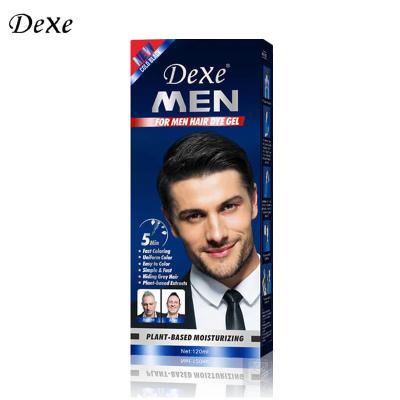 China Dexe Long Lasting Professional Private Label Hair Color Dye Gray Cream For Men High Quality Factory for sale