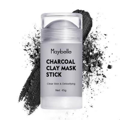 China Deep Cleansing Bamboo Charcoal Clay Mask Stick Detox Pore Hydrate Private Label Moisturizer Natural Oil Control Moisturizer for sale