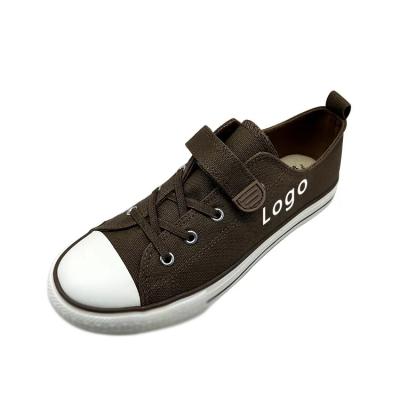 China Trendy Fashion Breathable Canvas Kids Shoes Vulcanized Boys Outdoor Casual Breathable Kids Girl Sneakers Casual Canvas Shoes for sale