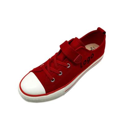 China Factory Wholesale Custom Kids Breathable School Casual Sneakers Slip On Fashionable Canvas Kids Shoes for sale