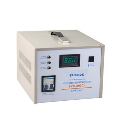 China SVC 220V Servo Voltage Stabilizer SVC-3Kva Motor Control Automatic Voltage Regulator for sale