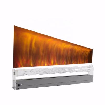 China 2022 Newest Modern LED Water Wave Light Nordic Sofa Black Atmosphere Lamp For Bedroom Home Bar RGB Wall Lamps for sale