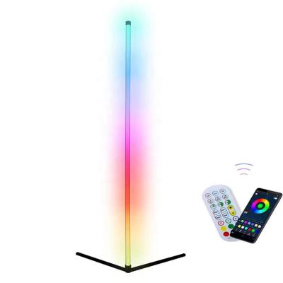 China Nordic Newest LED Living Room Bedside Sofa Corner Atmosphere Lamp Bedroom RGB Floor Lamps Modern Simple Modern Vertical Corner Lamp for sale