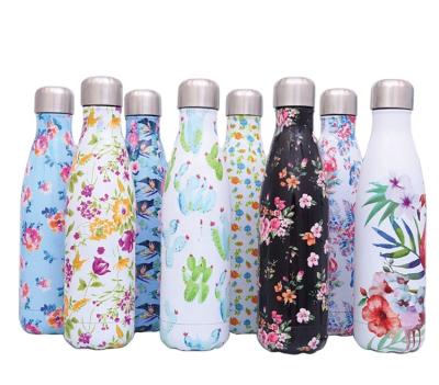 China 750ML Vacuum Style Water Bottle Thermoses Stainless Steel Coke Sustainable Water Bottle for sale