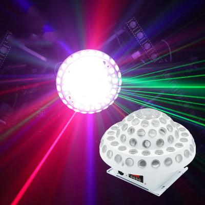 China Multicolor Magic Mushroom Effect Laser Hotel Ball DMX Voice Activated DJ LED Lights For Ktv Ceiling Disco Led Rotating Stage Li for sale