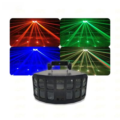 China Easy Installation Nightclub Effect Double Layer Light Butterfly Led Beam Laser Light RGBW 4in1 Led Beam Wash Disco Bar Lights Lazer Spotlight for sale