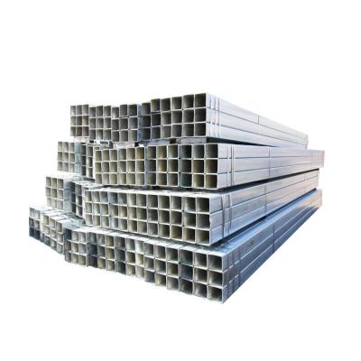 China Liquid Zinc Coated Hollow Pipe Section, Galvanized Steel Pipe Iron Rectangular Tube, Galvanized Square Rectangular Pipe for sale