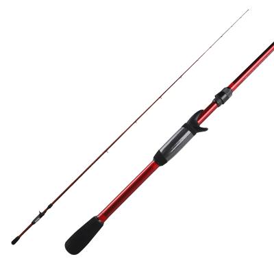 China TAIGEK Carbon Fiber 2.1m 7FT Economic High Carbon Sea Bass Pike 1section 1 Piece Baitcasting Rod Fishing Bass Rods for sale