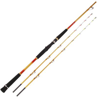 China Carbon 1.8m 1.95m 2.1m 2.4m Double UD-Glass Fishing Tips 2.7m Intergreated Off Shore Solid Boat Fishing Rods for sale