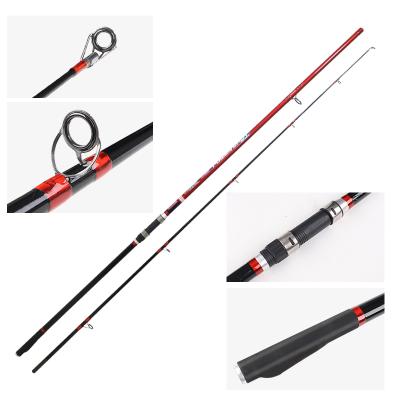 China Carbon 3.9M 4.2m Wholesale 2 Section Fishing Tackle Surfcasting Fishing Rod for sale