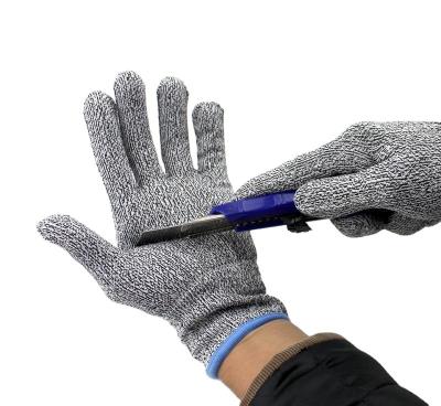 China All Level 3 - Level5 Cut Resistance Gloves Anti-Cut Highly Customized Steel Dineema Wirle Gloves for sale