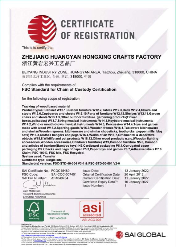 FSC - NingBo KIU Cultural & Creative Co.ltd