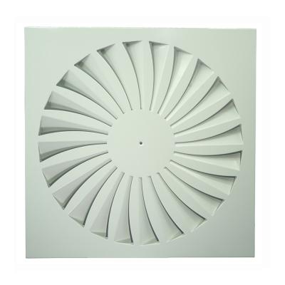 China Industrial Wholesale Customized Square HAVC System Swirl Air Diffuser For Ceiling (CD-SWC) for sale