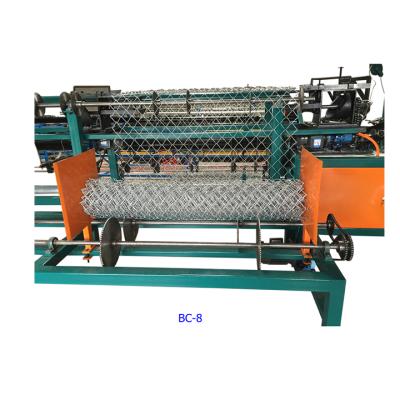 China Machinery Repair Shops Double Wire Chain Link Barrier Equipment Machine/PLC Control Chain Link Weaving Machine For Barrier for sale