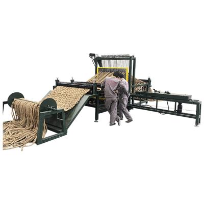 China Produce Coir Mat 16mm PLC Control Full Automatic Coconut Coir Mat Machine for sale