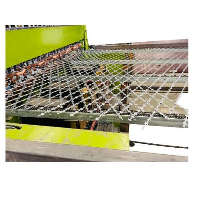 China Iron Wire Razor Fence Mesh Panel Welding Machine Razor Wire Making Machine for sale