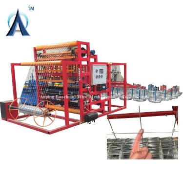 China Machinery Repair Shops Grassland Mesh Machine /Hinge Seal Field Livestock Fence Making Machine for sale