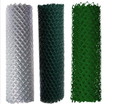 China Easily Assembled Green Coated Chain Link Mesh Airport Security Barrier / Side Arrest Fencing for sale