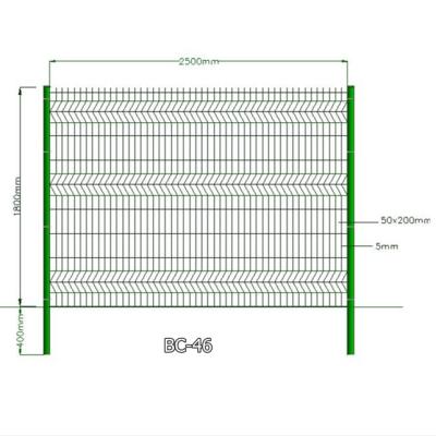 China Easily Assembled PVC 3d Fence Products Galvanized Pvc Coated 3d Welded Wire Mesh Garden Farm Fence for sale