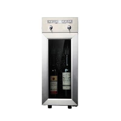 China Blue LED Interior Light Wine Dispenser2 Chinese Professional Mini Bottle Cooler Fridge For Red Wine for sale