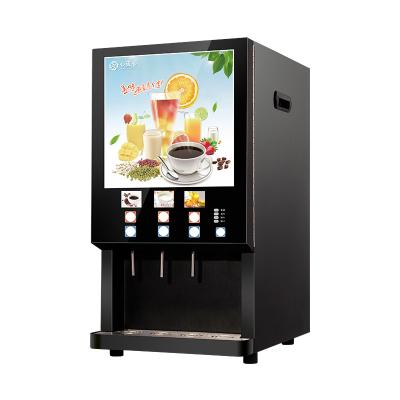 China Multifunctional Coffee Vending Machine Optional Factory Price Button Panel Coffee Tea Vending Machine for sale