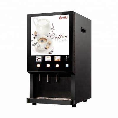 China Optional High Quality Button Panel Coffee Vending Machine Powder Drink Machine Instant Coffee Powder Machine for sale