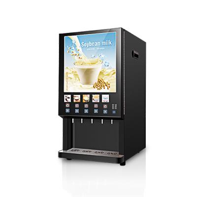 China 2020 New Optional Button Panel Design Instant Coffee Tea Beverage Vending Machine Metal Instant Coffee Powder Machine for sale