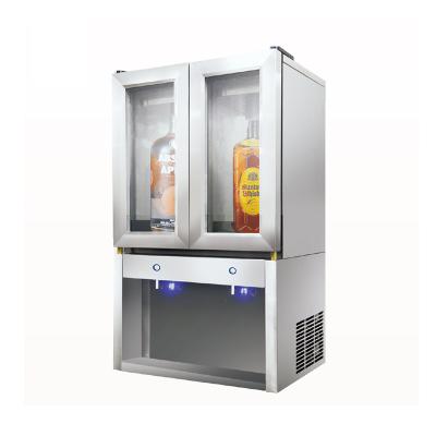 China Blue Indoor Hot Sale 2 Light LED Liquor Bottle Drink Dispenser Electric Liquor Dispenser Made in China for sale