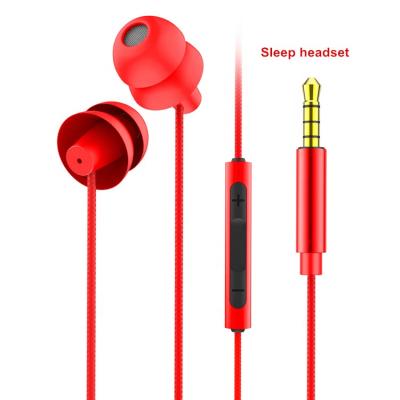 China New Design In-Ear Music Streaming Stereo Earphone For Mobile Phone 3.5mm Connector Sleep Headphones for sale