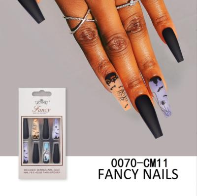 China Nail Beauty Makeup 2021 New Halloween Horror Christmas Snowman Nails Christmas Nails In China for sale