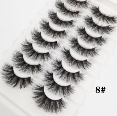 China Factory wholesale price 20mm long real siberian mink lashes 20mm lashes natural 3d mink lashes with own brand customizing box for sale