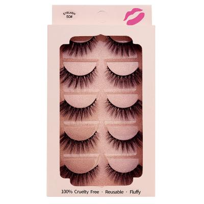 China Long New Style Natural Wholesale Private Label Korean Sweet Lashes False 3D Mink Eyelashes for sale