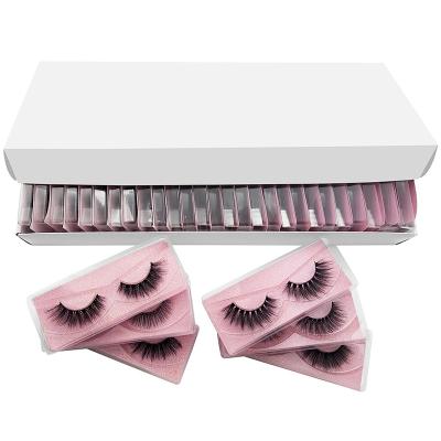 China Wholesale High Quality Handmade Long Eyelash Set Supplier Customized Natural Colored Packing 3D Mink Fur Eyelash Batch Set for sale