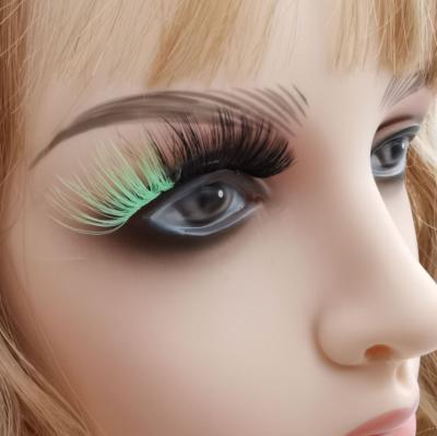 China Wholesale Natural Long False Eyelashes Set 5 Pairs Color False Eyelashes High Fiber Makeup Lashes for sale