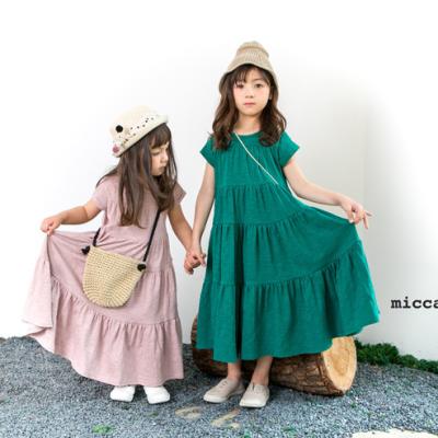 China 95% Cotton 5% Spandex Anti-Static Girls Solid Color Sleeveless Loose Fit Mini Pleated Dresses Summer for sale