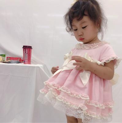 China Breathable Flower Wedding Partprincess Birthday Kids Clothing 6M-6Y Little Girls Dresses Babies Lolita Spanish Dress For Girls for sale